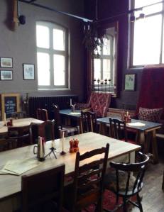 One of the pub's seating areas