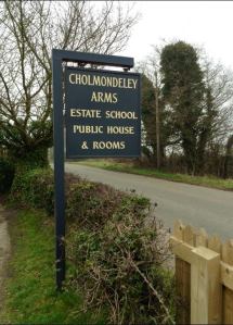 Sign - The Cholmondeley Arms