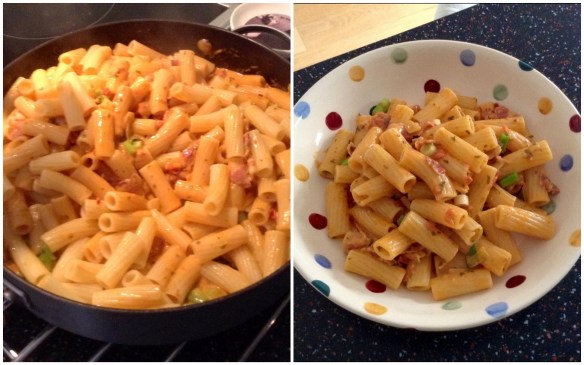 Collage Tortiglioni Sauce