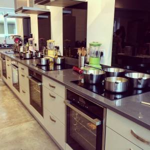 Cambridge Coookery School kitchen