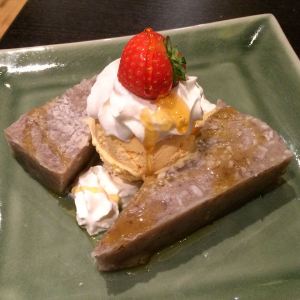 Steamed banana cake