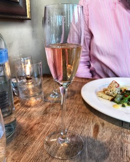 The Crown & Punchbowl Cambscuisine sparkling rose