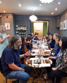 The Tasting Table Cambridge Bumble & Oak tables