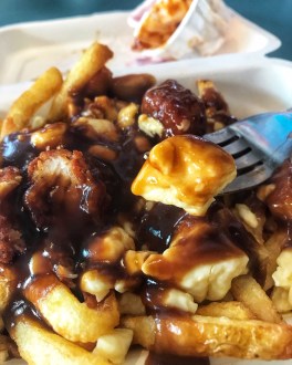 Blue Caribou Snack Bar du Quebec cheese curds