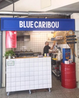Blue Caribou Snack Bar du Quebec Manchester potatoes
