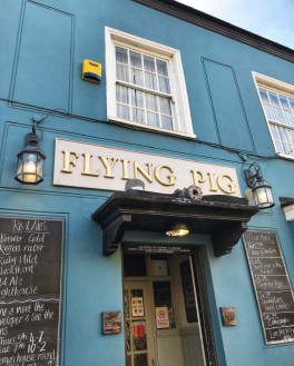 The Flying Pig Cambridge sign