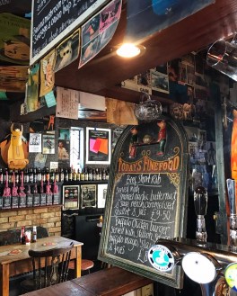 The Flying Pig Cambridge bar menu