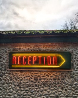 The Gunton Arms Norfolk reception sign