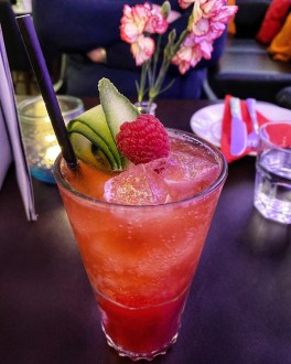 La Raza Cambridge Ch-Ch-Ch-Cherry Bomb cocktail