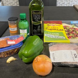 Chicken fajitas ingredients