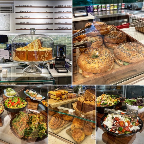 Courtyard Kitchen cafe Cambridge counter salads bakes
