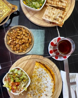 Botany Foodie Cambridge table candied peanuts