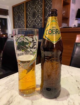 Prana Indian Restaurant Cambridge Cobra Beer