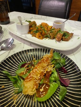 Prana Indian Restaurant Cambridge Rizwan Platter