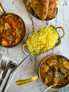 Prana Indian Restaurant curry naan